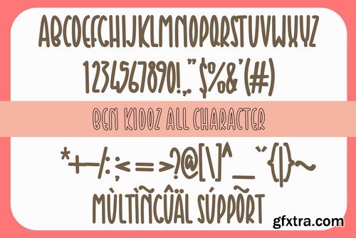 Ben Kidoz - Cute Display Family Font