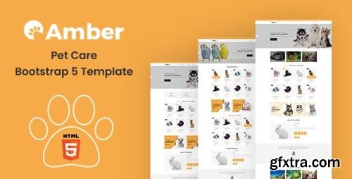 ThemeForest - Amber v1.0 - Pet Care Bootstrap 5 Template - 29994031