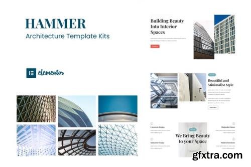 ThemeForest - Hammer v1.0.0 - Minimal Architecture Elementor Template Kit - 31733552