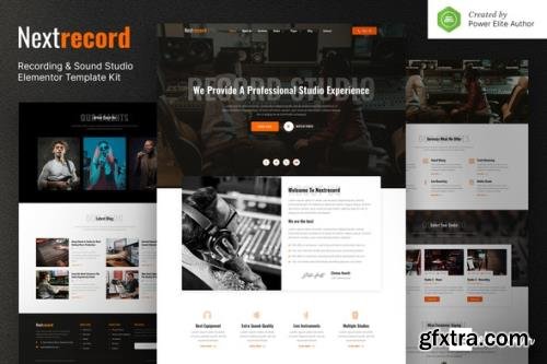 ThemeForest - Nextrecord v1.0.0 - Recording & Sound Studio Elementor Template Kit - 31732775