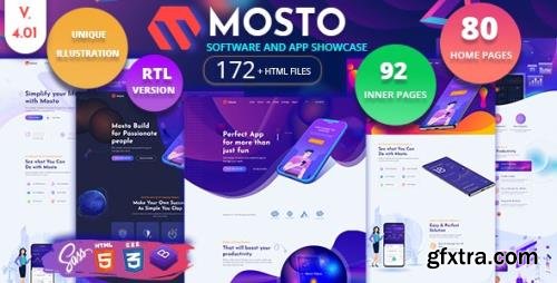 ThemeForest - Mosto v4.0.1 - app landing page - 27262804