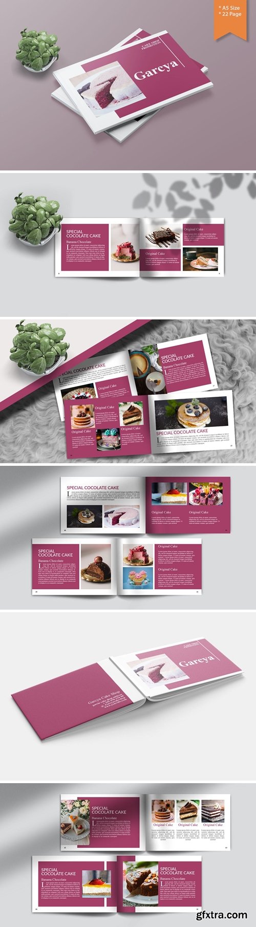 GARCYA CAKE SHOP - A5 Lanscape Template