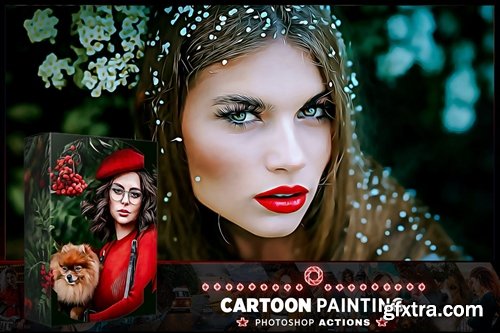 Cartoon Painting Photoshop Action