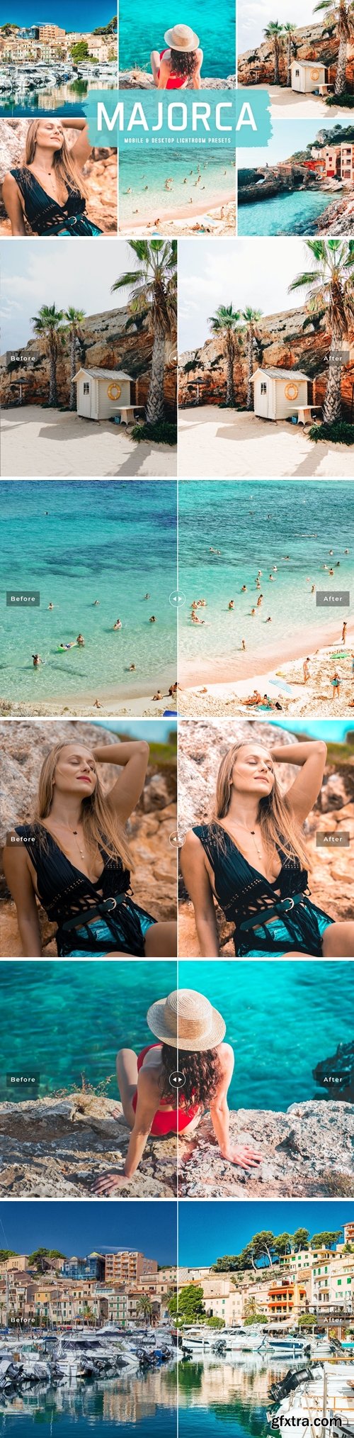 Majorca Mobile & Desktop Lightroom Presets