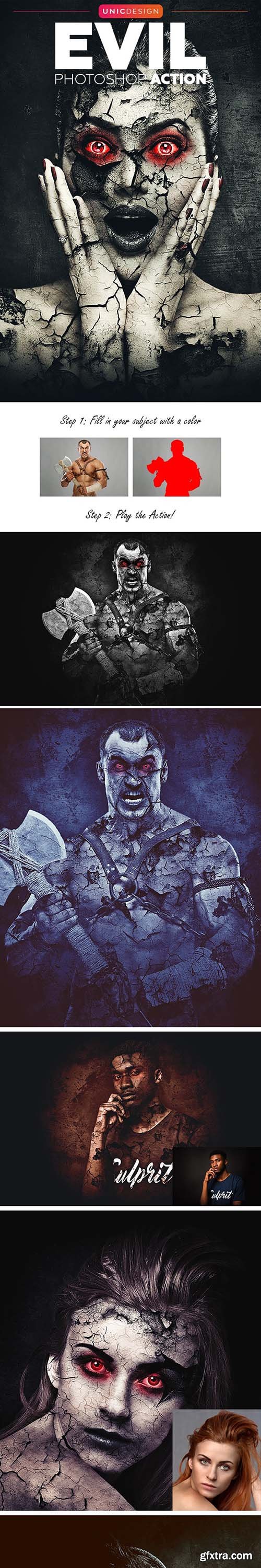 GraphicRiver - Evil Photoshop Action 20775590