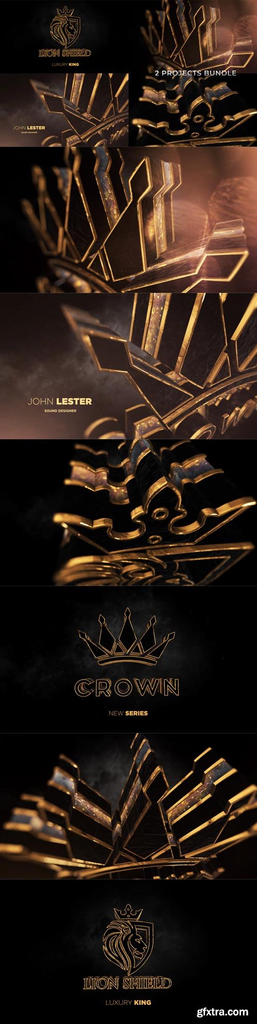 Videohive - Gold Black Luxury And Epic Logo Reveal - 31236797