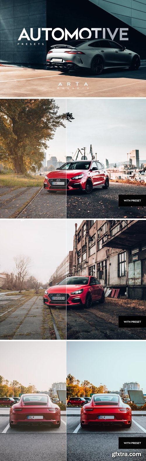 ARTA Automotive Presets For Mobile and Desktop