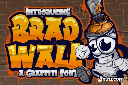 Bradwall Graffiti Font