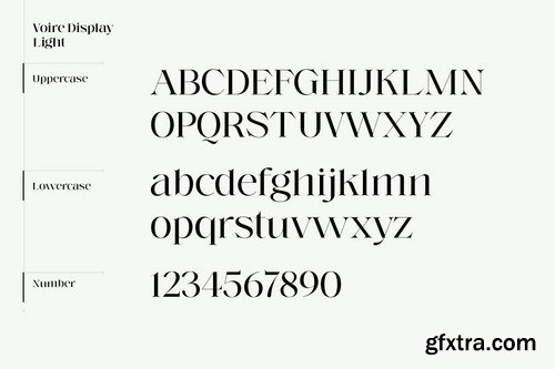 Voire - Elegant Beauty Serif Family