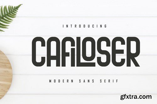 Cafiloser - Modern Sans Serif