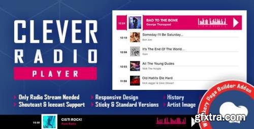 CodeCanyon - CLEVER - Shoutcast and Icecast Radio Player for WPBakery Page Builder v2.2 - 27870026