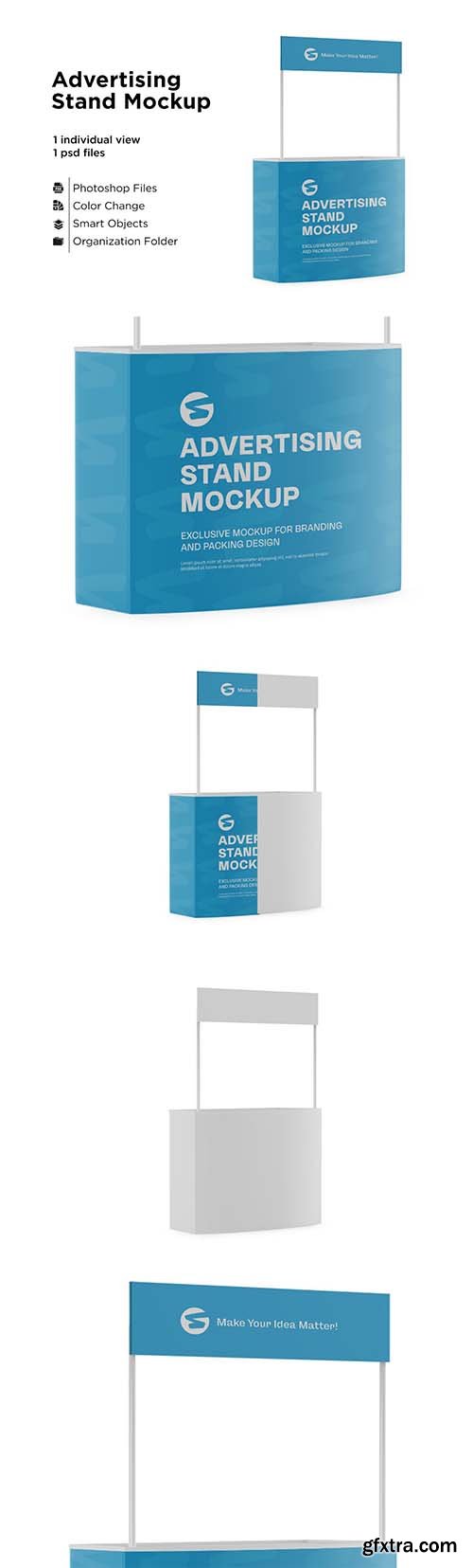 CreativeMarket - Advertising Stand Mockup 6063293