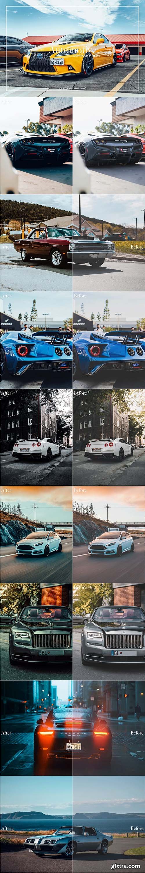 CreativeMarket - AUTOMOTIVE LIGHTROOM PRESETS 5953394