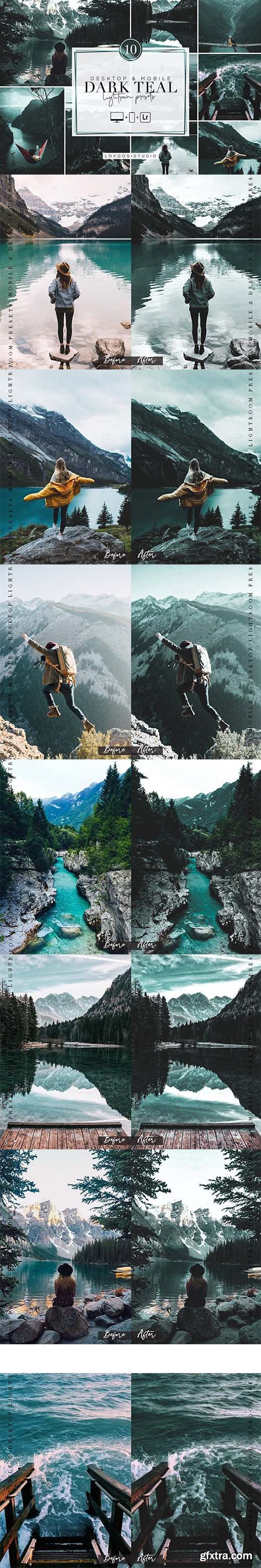 CreativeMarket - DARK TEAL - Lightroom Presets 5945897