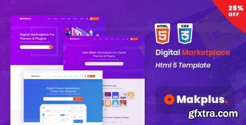 ThemeForest - Makplus v1.0 - Digital Marketplace HTML5 Template - 25128340