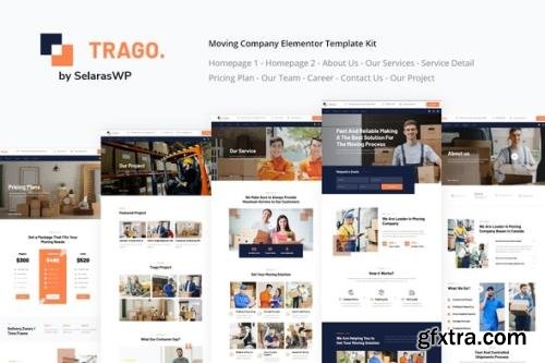 ThemeForest - Trago v1.0.1 - Moving Company Elementor Template Kit - 31671058