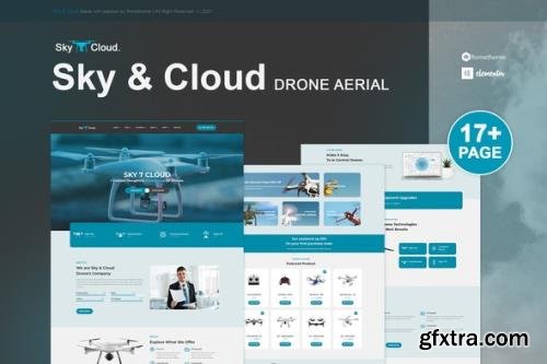 ThemeForest - Sky&Cloud v1.0.3 - Drone Aerial Photography & Videography Elementor Template Kit - 31644300