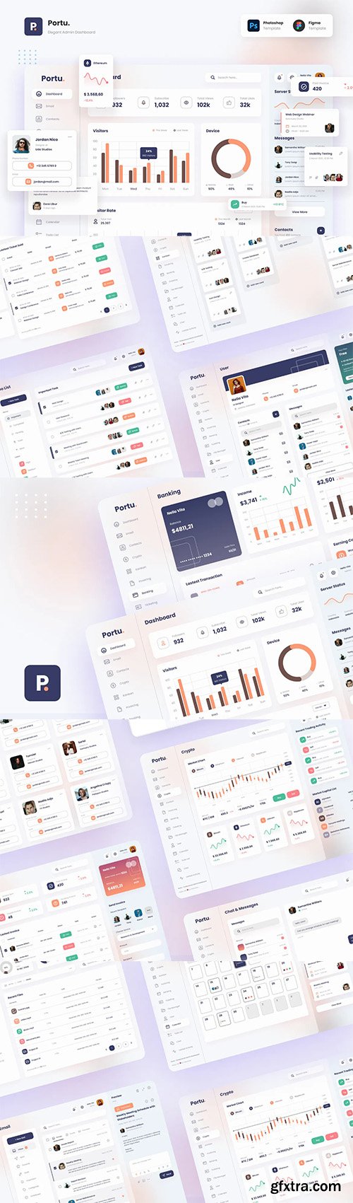 Portu - Elegant and Professional Admin Dashboard