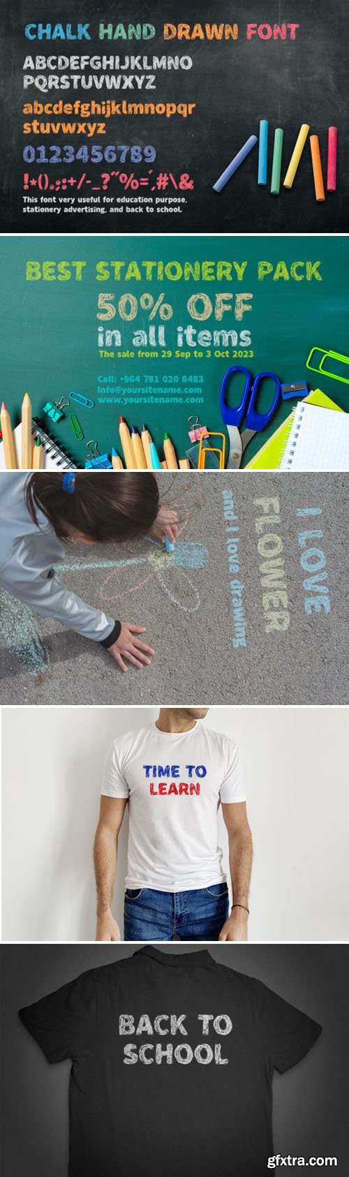 Chalk Hand Drawn - Sketch Display Font