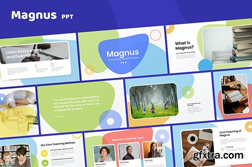 Magnus - Home Schooling Template Powerpoint