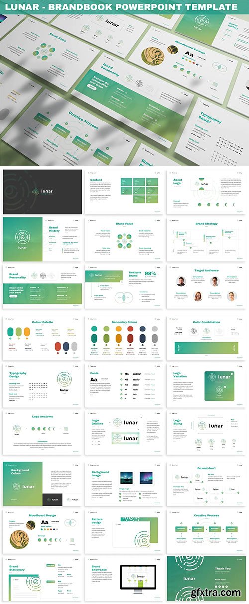 Lunar - Brandbook Powerpoint Template