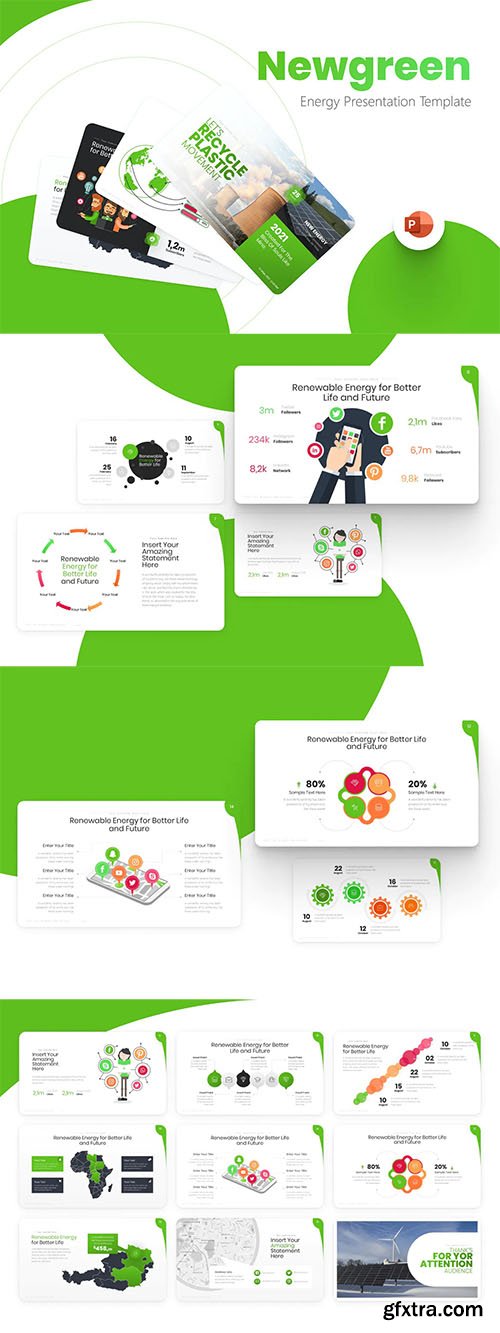 Newgreen Energy Powerpoint Template