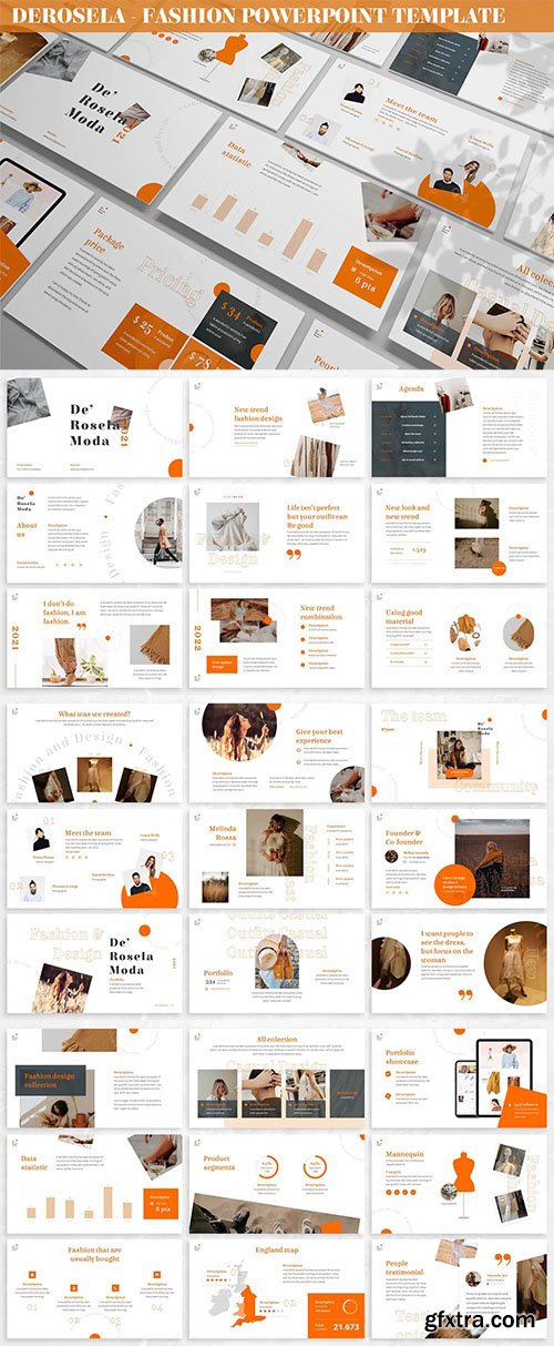 DeRosela - Fashion Powerpoint Template