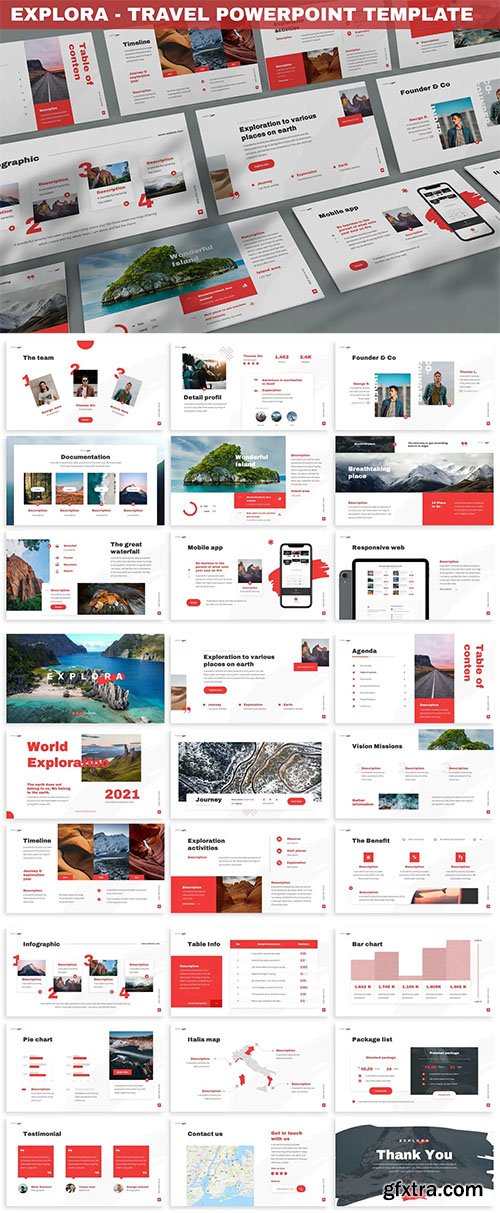 Explora - Travel Powerpoint Template