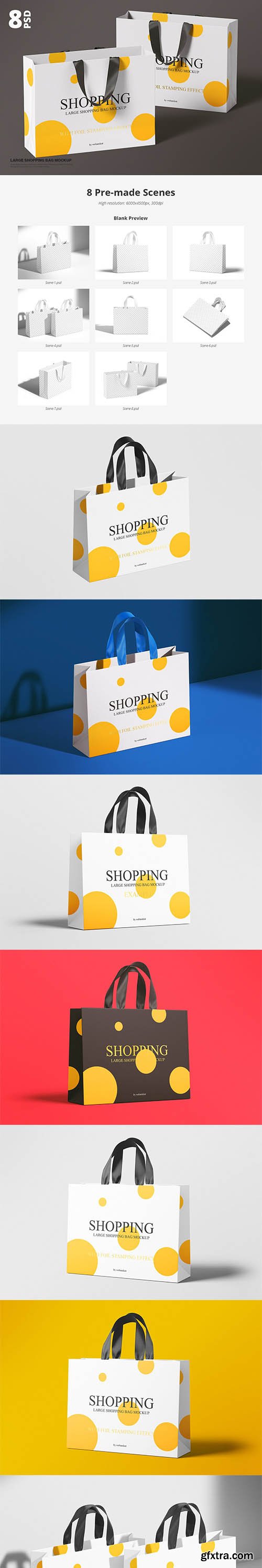 CreativeMarket - Large Shopping Bag Mockup 6048791