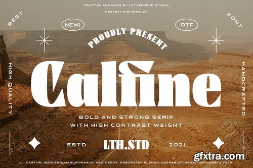 CM - Calfine - Bold Serif 6092135