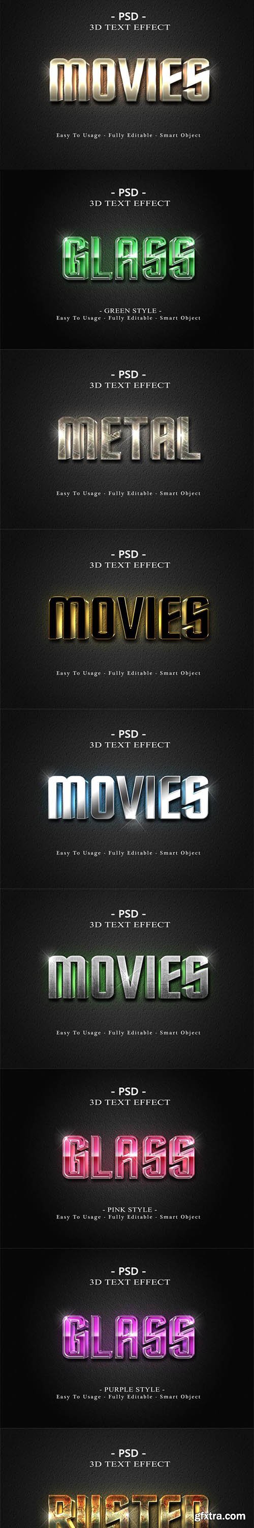 3d text style effect