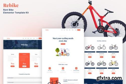 ThemeForest - Rebike v1.0.0 - Rent Bike Elementor Template Kit - 31727694