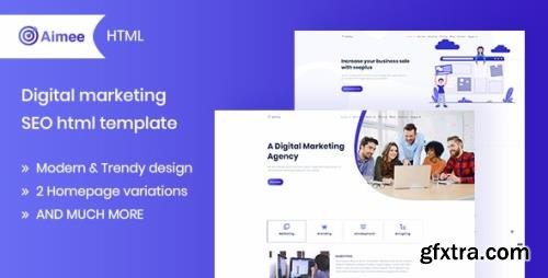 ThemeForest - Aimee v1.0 - Digital Marketing & SEO Template - 23069267