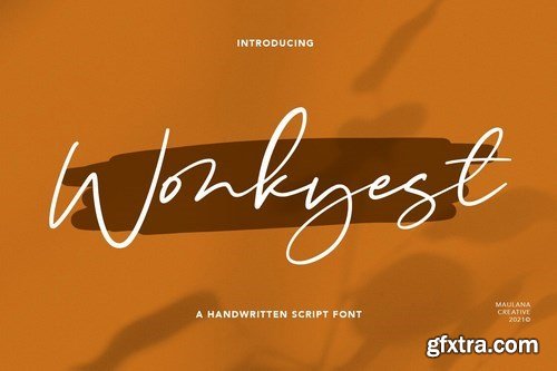 Wonkyest Handwritten Script Font