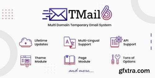 CodeCanyon - TMail v6.2 - Multi Domain Temporary Email System - 20177819 - NULLED