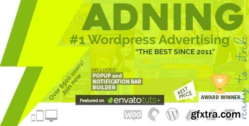 CodeCanyon - Adning Advertising v1.6.1 - Professional, All In One Ad Manager for Wordpress - 269693 - NULLED