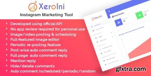 CodeCanyon - XeroIni v1.0 - Instagram Post Scheduler & Marketing Tool - 30899763 - NULLED