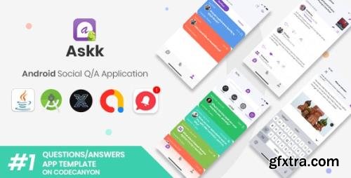 CodeCanyon - Askk v1.0 - Android Social Questions/Answers Application [XServer] (Update: 15 April 21) - 23924848