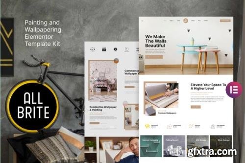 ThemeForest - Allbrite v1.0.0 - Painting Wallpapering Elementor Template Kit - 31782676