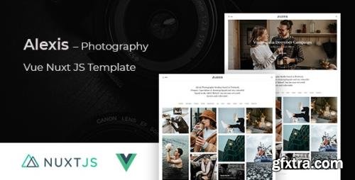 ThemeForest - Alexis v1.0 - Photography Vue Nuxt JS Template - 31755308