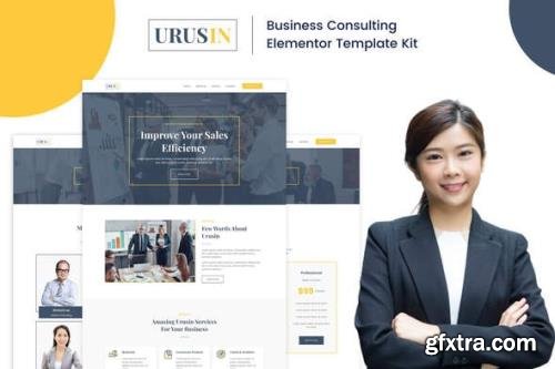 ThemeForest - Urusin v1.0.0 - Business Consulting Elementor Template Kit - 31775911