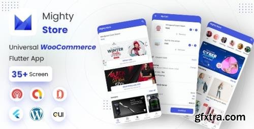 CodeCanyon - MightyStore Dokan Multi Vendor v5.0 - Flutter E-commerce Full App - 30218611