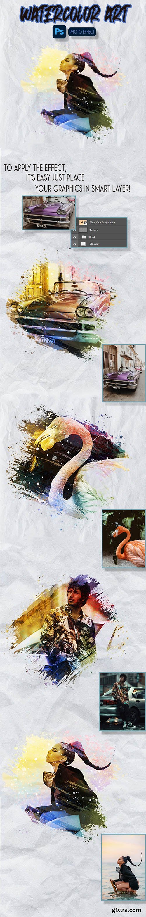 GraphicRiver - Watercolor ART - Photoshop Effect 31232839