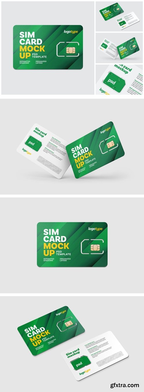 Sim Card Mockup Set