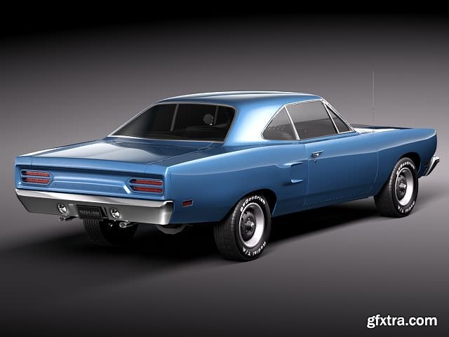 Plymouth Road Runner 1970 3D model » GFxtra