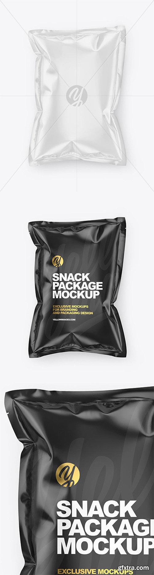 Glossy Snack Package Mockup 78538