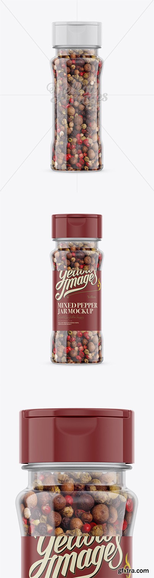 Mixed Pepper Jar Mockup 78509