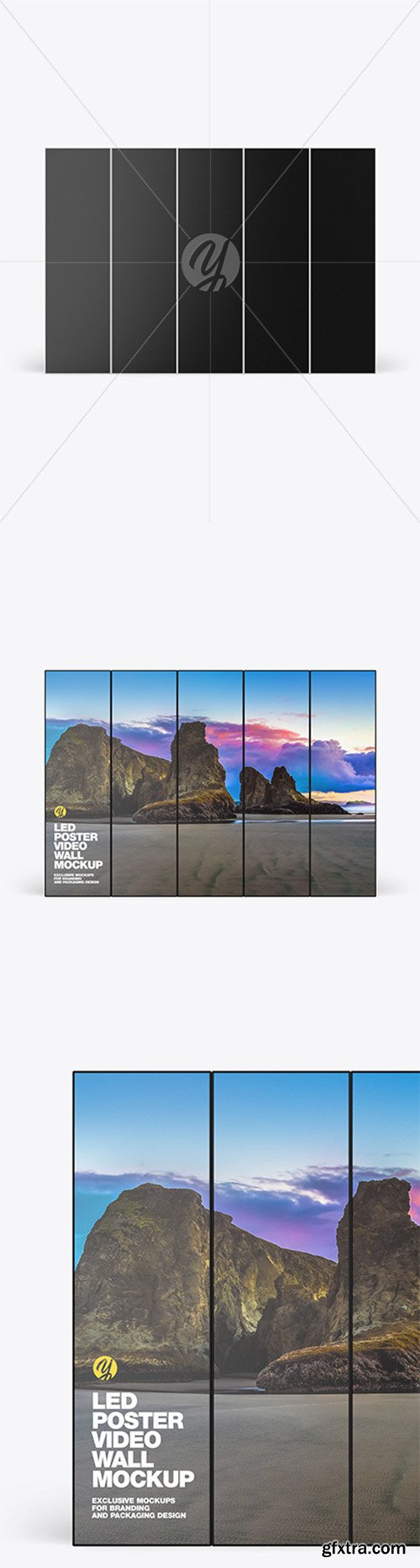 LED Poster Video Wall Mockup 78670