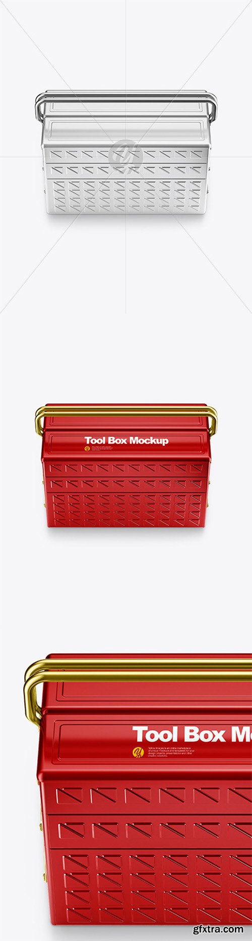 Tool Box Mockup - Front View (High-Angle Shot) 78731