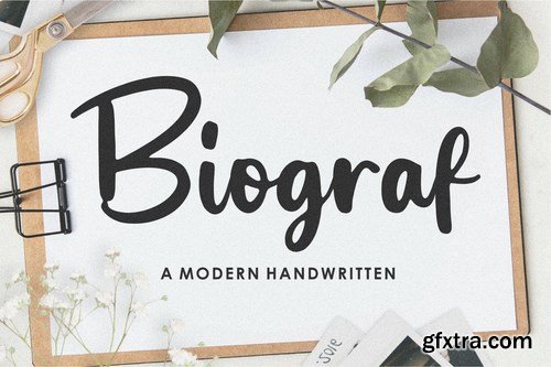 Biograf Brush Font